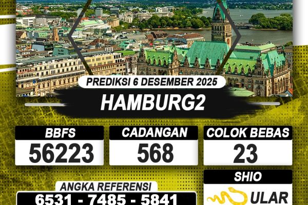 PREDIKSI HAMBURG2 06 DESEMBER 2025 | PREDIKSI TOGEL KUNINGTOTO